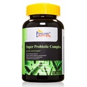 Complejo Super Probiótico (Reduce Gas Ocasional/Bloating), GMP, Certificado de Asistente de Producto Natural, Made in USA - 60 Tablets