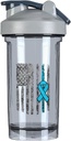 Conciencia del cáncer de próstata Estados Unidos Bandera 18 Ounce Shaker Bottle Drink Mixer Leak-proof Pre Workout Protein Shakes Meal Replacement Shakes Bottles 500ML/18 Oz Gray