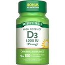 La verdad de la naturaleza Vitamina D3 1000 U Softgels ← High Potency Fórmula ← No Gluten