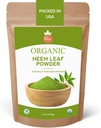 SPICY ORGANIC Neem Powder – 16 oz. - Certified USDA Organic -No-GMO - Fresh Dried Neem Leaves Powder for Healthy Hair and Skin - Azadirachta Indica Ayurvedic Herb for General Wellbeing