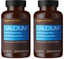 Elementos Calcio Plus Vitamina D2, 65 Tabletas (2 Mes de Suministro) (Paquete Mayo Vary) (Pack of 2)