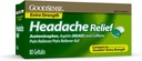 GoodSense Extra Strength Headache Relief Geltabs, Acetaminophen, Aspirin (NSAID) y Caffeine, 80 Conde