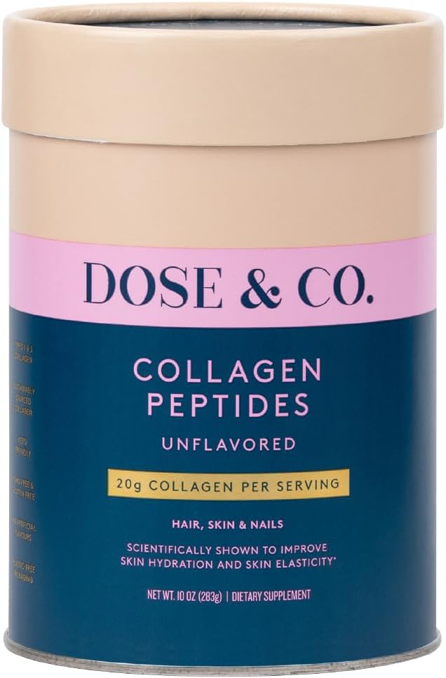Péptidos de colágeno puro para el cabello, uñas de piel, saboreado - 10oz suplemento de polvo
