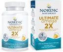 Nordic Naturals Ultimate Omega 2X, Lemon Flavor - 60 geles blandos - 2150 mg Omega-3 - Aceite de pescado de alta potencia con EPA & DHA - promueve la salud del cerebro y del corazón - No GMO - 30 Actuaciones