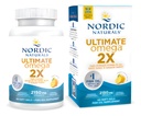 Nordic Naturals Ultimate Omega 2X, Lemon Flavor - 60 geles blandos - 2150 mg Omega-3 - Aceite de pescado de alta potencia con EPA & DHA - promueve la salud del cerebro y del corazón - No GMO - 30 Actuaciones