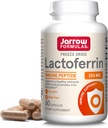 Fórmulas de Jarrow Lactoferrin 250 mg - Glicoproteína de Immune-Supporting - para el soporte de sistema inmunológico saludable " Absorción de hierro - Freeze Dried - Gluten Free - Non-GMO - 60 cápsulas (Servings)
