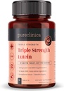 purclinica Lutein 30mg con Zeaxanthin 1000mcg – Triple Strength Suplemento, 90 Tablets (3-Month Supply)