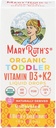 MaryRuth Organics Vitamina D3 TENIDO Vitamina K2 TENIDO Vitamina D3 K2 Drops TENIDO K2 D3 Vitamina Líquido Suplemento para niños pequeños para la absorción de calcio Huesos fuertes ANTE Vegan ANTE Gluten Free ← 1 Fl Oz