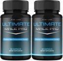 (2 Pack) Ultimate Male Pro Capsules for Hombre, Ultimate Male Extreme Supplement,All-Natural Support for a Healthy Active Lifestyle, UltimateMalePro Reviews (120 cápsulas)