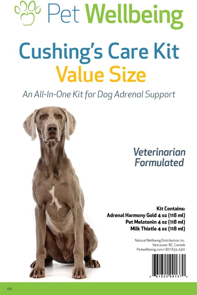 Pet Wellbeing Adrenal Care Kit for Dogs - Comprehensive Adrenal Support & Cortisol Balance for Dogs - Veterinarian-Formulated Value Size