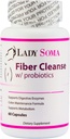 Lady Soma Fiber Cleanse para Mujeres con Probióticos, 60 cápsulas
