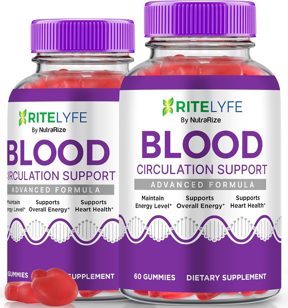 NutraRize (Pack of 2 RiteLyfe Gummies, All Natural Stabilizer to Maintain Stable Healthy Levels and General Wellness, Premium Formula RiteLyfe Gomitas Review (120 Gummies)