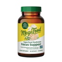 MegaFood Superfood Mushroom Focus Support - Doctor Formulado Lions Mane Supplement Capsules - Lions Mane Mushroom Supplement with Clinically Studied Bacopa - Vegan - 60 Capsules, 30 Servimientos