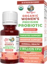 MaryRuth Organics USDA Organic Womens Probiotic Liquid Drops for Digestive Health TEN Targeted Support for Women TEN Four Probiotic Blend TEN Women's Wellness TEN Dairy Free TEN 30 Servings
