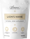 SOLO INGREDIENTES Pólvora de león orgánico TENIDO 100 Servimientos TENIDO 100% Orgánica &amp; Vegan Suplemento TENIDO En Nutrients for General Wellness TENIDO Sin Aditivos Artificiales