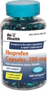 Be Health Mini Ibuprofeno 200 Mg Softgels, Dolor/Reductor de Dolor, Made in USA, 400 Conde