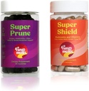 Fungimentos Mushroom Suplementos, Digestion/Immunity Bundle, Super Prune 30 Conde Gummies + Super Shield 60 Conde Capsules