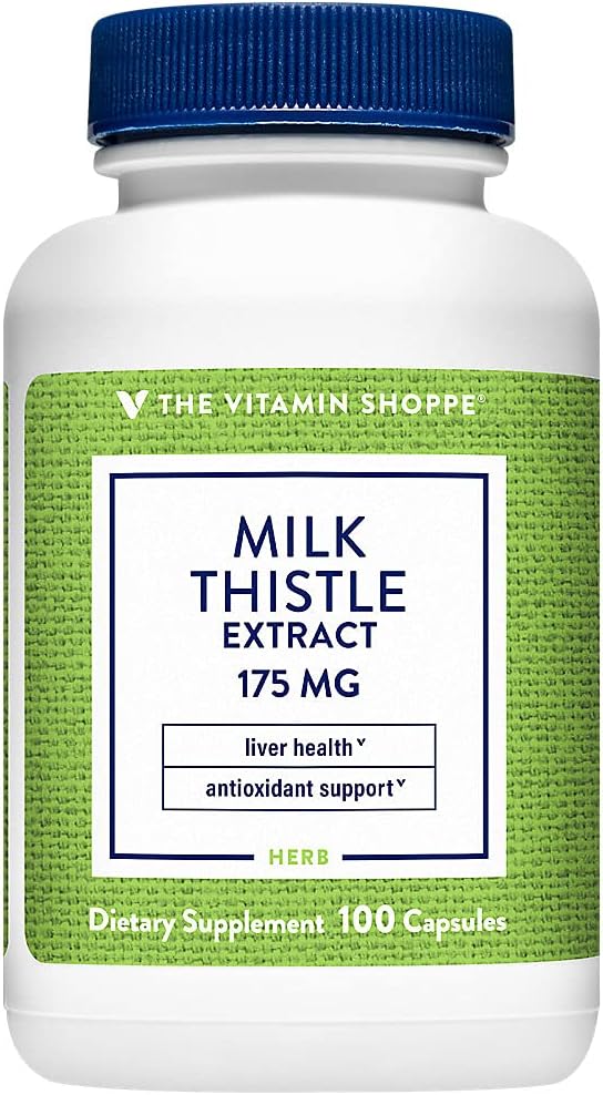 The Vitamin Shoppe Milk Thistle Extracto 175 MG (100 cápsulas)