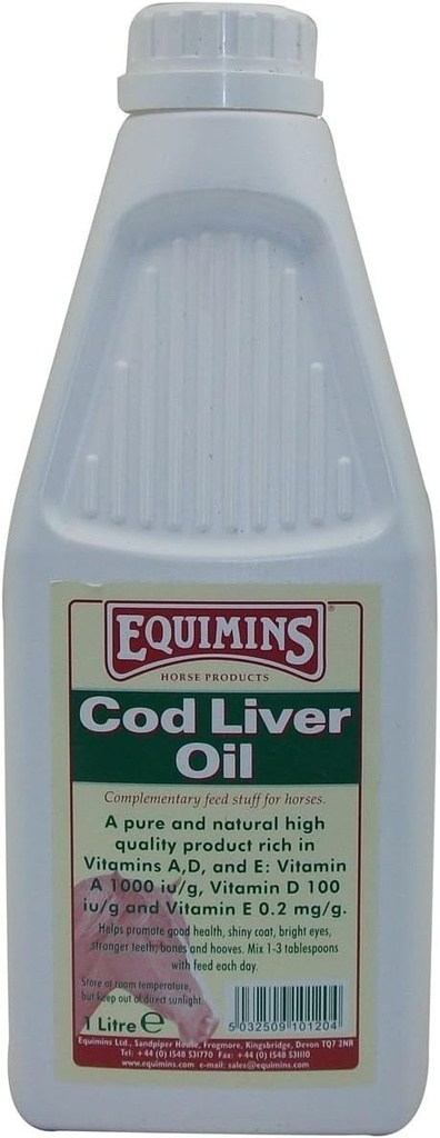 Suplemento de caballo Cod Liver Oil 1 Litre