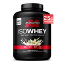 MuscleTech ISO Whey Isolate Protein Powder, Vainilla - Post Workout Gym Suplemento para la ganancia del músculo magro, Body Building Weight Gainer &amp; Recovery - 25g Protein, BCAA, EAA &amp; 0 Añadido Sugar - 5lbs