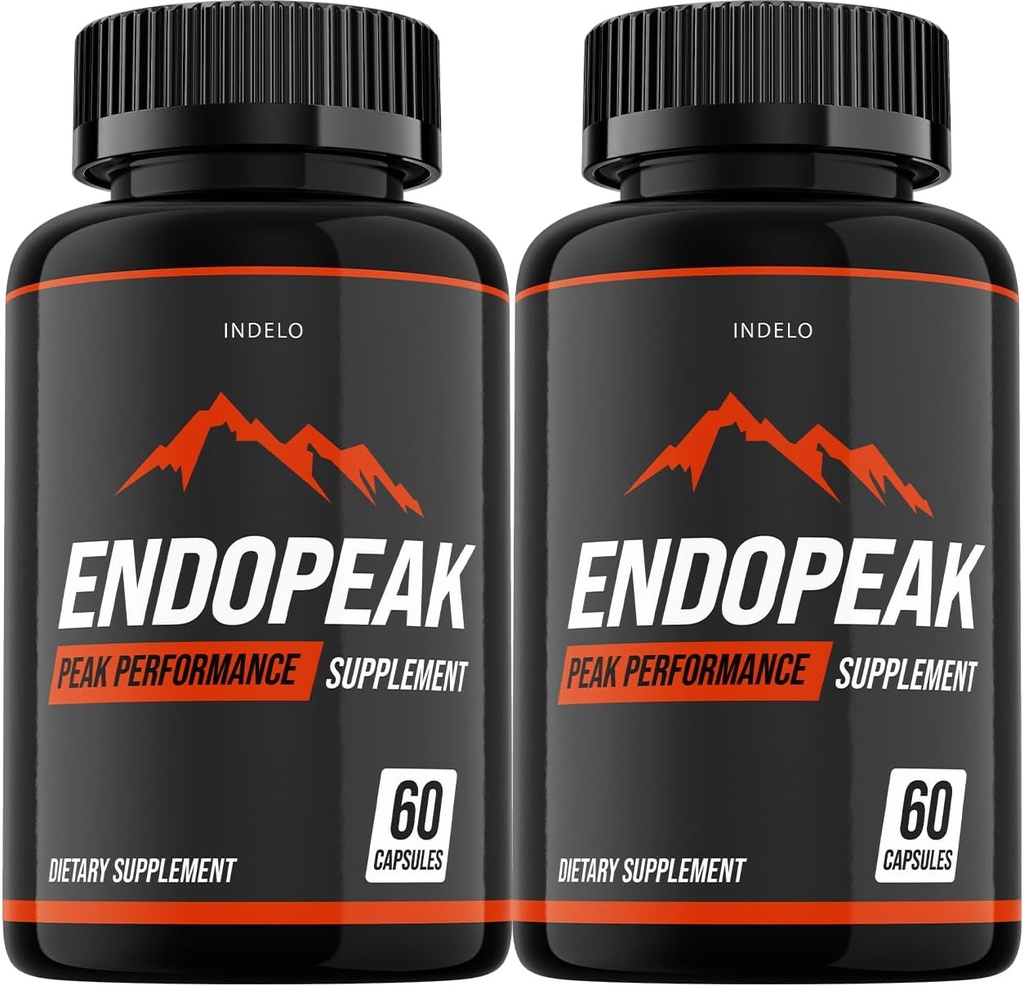 (2 Pack) Endopeak for Men, Endo Peak Advanced Performance Supplements, EndoPeak Performance 24, EndoPeek Reviews (120 cápsulas)