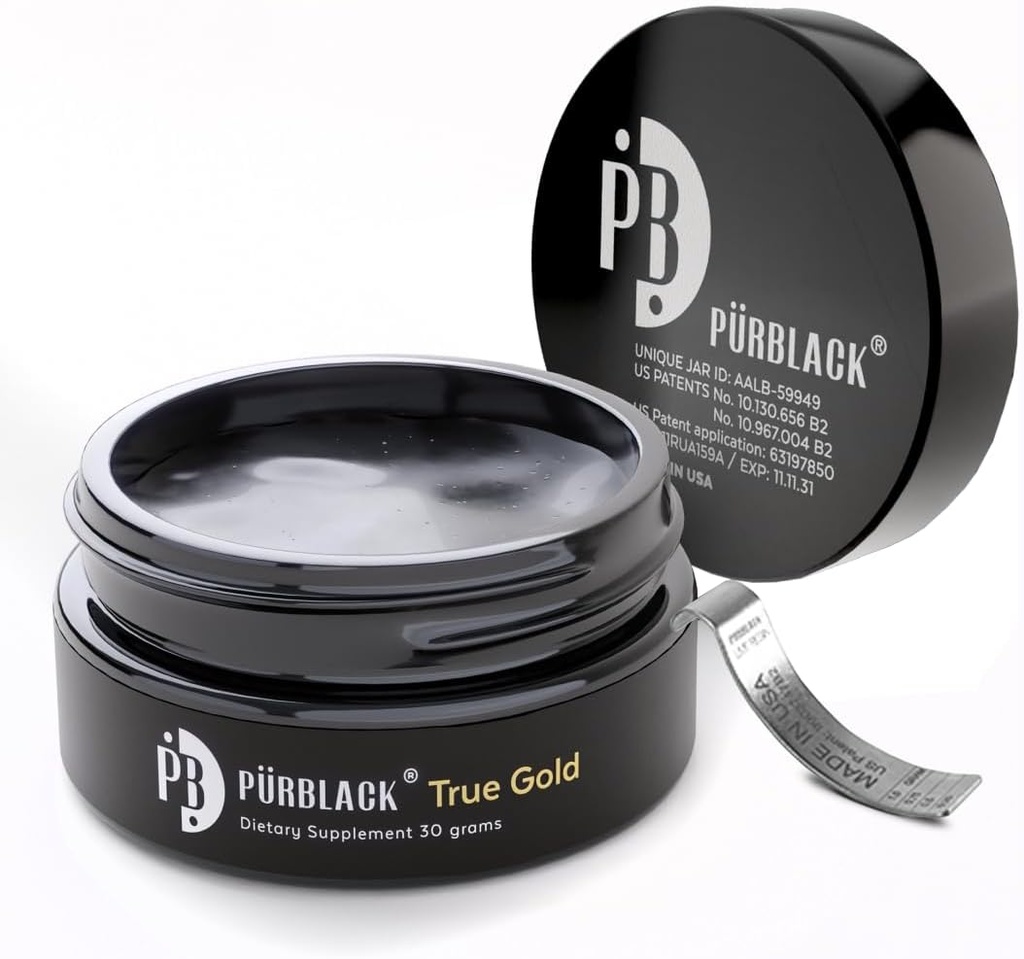 Shilajit de oro puro de resina viva - Suplemento Shilajit orgánico con más de 80 minerales - Alta biodisponibilidad " Antioxidante Apoyo mineral Suplemento - Authentic Gold Infused Resin ← USA Made 60 Servings