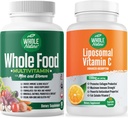 Multivitamina entera de alimentos para hombres y mujeres más vitaminas de vitamina C alta absorción