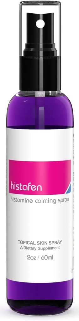 Histafen Antihistamina Extra Strength Itch Relief Spray - Anti Itch Spray For People Skin Healing Spray for Adults &amp; Kids with Low Diamine Oxidase Dao Enzyme Mast Cell Activating Syndrome Eczema Hives