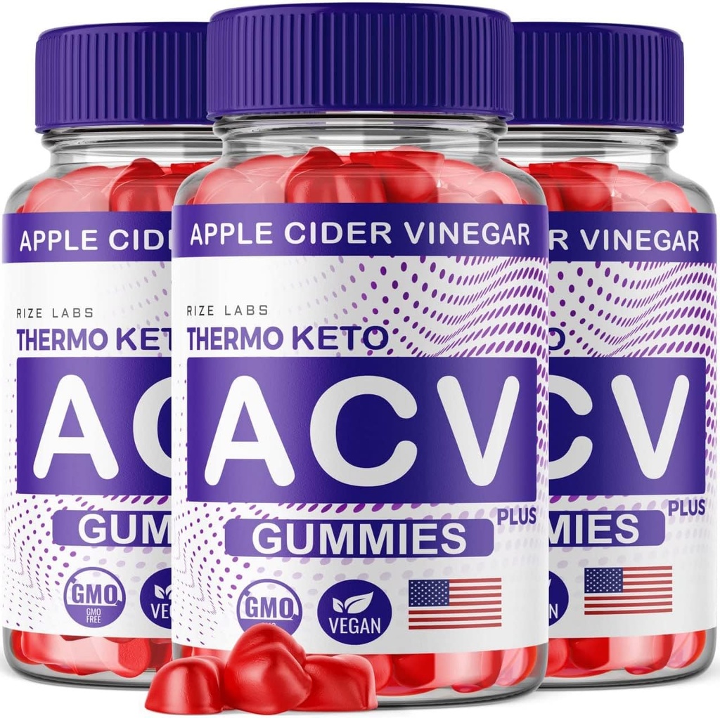 rize labs - Thermo Keto ACV Gummies for Advanced Weight Loss with Apple Sider Vinegar, Supplement Helps in Reducing Belly Fat, for Extra Strength (180 Gummies)
