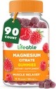 Gummies de Magnesio Lifeable para Adultos ← 900mg Magnesium Citrate Gummies Silencio Magnesio Vegan Silencio para Hombres y Mujeres Silencioso 90 Conde