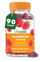 Gummies de Magnesio Lifeable para Adultos ← 900mg Magnesium Citrate Gummies Silencio Magnesio Vegan Silencio para Hombres y Mujeres Silencioso 90 Conde