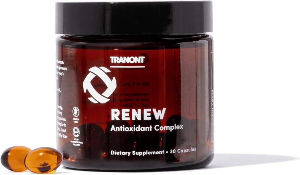 Renovación Tranont - Complejo Antioxidante para la Vitalidad &amp; Wellness ← Vitamina E Tocotrienols " Geranylgeraniol viv Apoya Función Celular Saludable, Salud Conjunta, " Flujo juvenil - 30 cápsulas