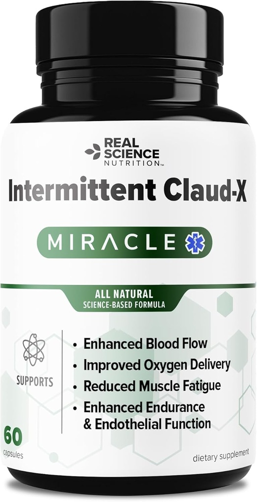 Ofrece un Milagro Intermitente Claud-X - Un Suplemento Nutricional Formulado para proporcionar alivio a los enfermos de Claudicación Intermitente, como calambre muscular y malestar