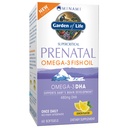 Jardín de la vida Prenatal DHA Omega 3 Fish Oil Suplemento - Minami Natural Prenatal, Lemon, 60 Softgels