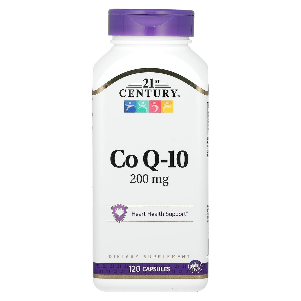21st Century Co Q10 200 mg Capsules, 120 Count (27435)