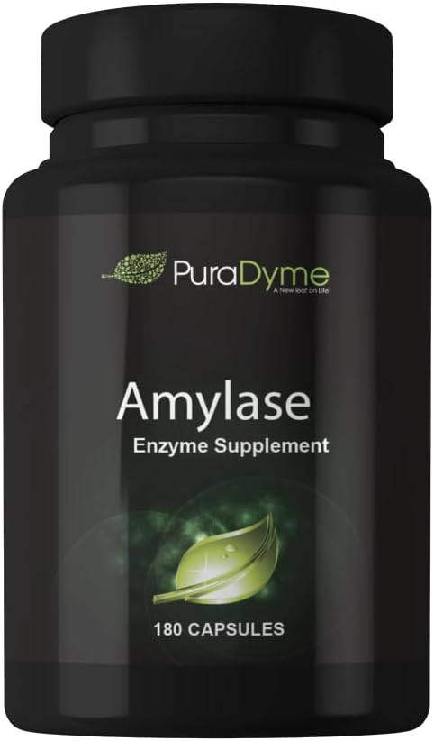 PuraDyme Amylase, 180 cápsulas