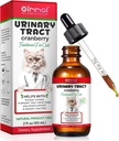 Urinary Tract for Cats, Natural Cat Urinary Tract Tratamiento gotas de tratamiento de la infección soporta vejiga, Kidney Stone, Cat UTI, Cranberry Kidney Bladder Apoyo Suplemento, Chicken Flavor - 60ml / 2.02oz