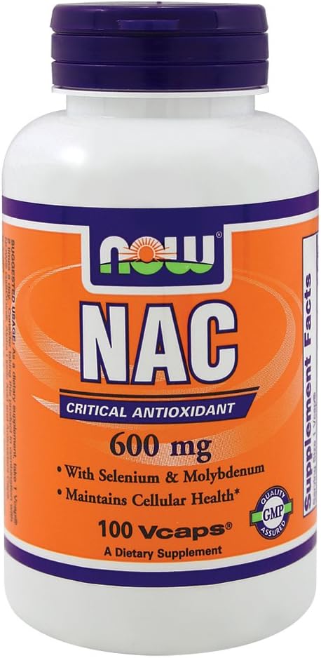 Ahora Alimentos NAC 600 mg - 100 Vcaps 8 pack