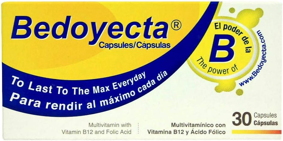 Bedoyecta Multivitamina, 30 cápsulas cada uno (Pack of 4)