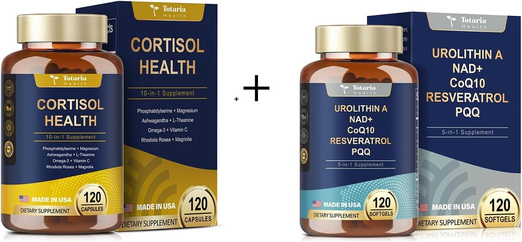Totaria Cortisol Suplemento+Urolithin A Suplemento
