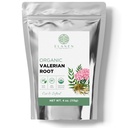 Elanen Naturals Orgánica Valerian Root 4 oz. (113g), USDA Certified Organic Valerian Root Herb Tea, Te De Valeriana Para Dormir, Valarian Officinalis Whole Loose Leaf, Cut &amp; Sifted