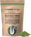 Forest Super Foods Organic Australian Grown Young Wheat Grass Powder 500g (60 Day Supply) ← Premium Quality + Gluten Free TEN High in Vitamins and Chlorophyll
