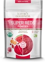 Bondad de la naturaleza Super Reds Polvo con Beet Root, Carrot, Pomegranate, y sandía - Antioxidante Rich Superfood for Energy, Heart Health, y Detox – 16 Servings (8 oz)