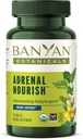 Banyan Botanicals Adrenal Nourish – Organic Adaptogen Supplement - Adrenal Support for Natural Energy with Organic Ashwagandha, Gokshura & Guduchi* – 90 Tablets – Non-GMO, Sustentably Sourced, Vegan