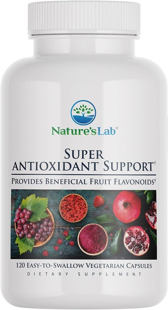 Lab Super Antioxidante de la naturaleza - Resveratrol, Acai, Goji Berry, Noni Fruit, Pomegranate - 120 Capsules (60 Day Supply)