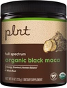 Ecológico negro Maca Powder Full Spectrum - Soporta energía, resistencia, &amp; Saldo hormonal (8 oz./45 Servings)