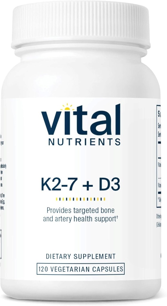 Nutrientes vitales Vitamina D3 + K2 Silencio 2000 UI ← Vitamina D3 K2 Suplemento tóxico Complejo de vitamina D para los niveles de calcio saludables, musculo " Bone Health