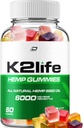 K2Life Hemp Gummies - con Hemp Seed Extract K2 Life Hemp Gummies Tinnitus Herbal Supplement, Health and Wellness Support, All Natural K2Life Hemp Gummy Advanced Formula (1 Pack - 60 Gummies)
