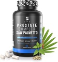 Suplementos de salud de próstata para hombres con Palmetto Saw para capas de aceite de semilla de Pumpkin - Stinging Nettle Root   60 cápsulas – 30 días de suministro