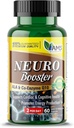 America Medic &amp; Science Neuro Booster (60 Capsules) ← Suplemento Nutricional para la Salud del Cerebro TENIDO Píldoras de vitamina para una mejor memoria y función cognitiva ← con Coenzyme Q10, ALA y Acetyl L-Carnitine